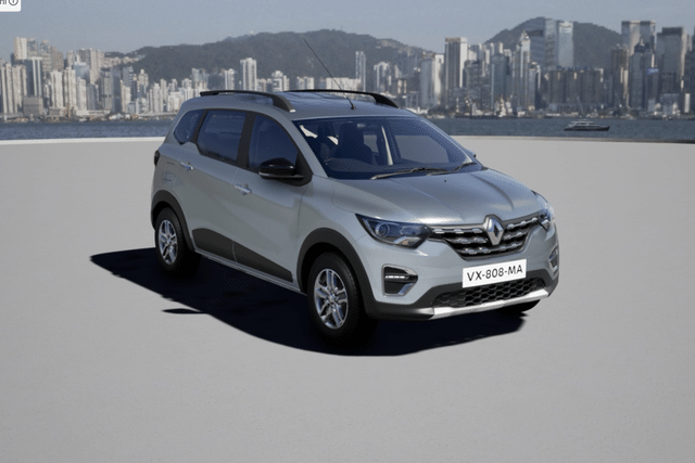 Renault Triber Moonlight Silver Color Image